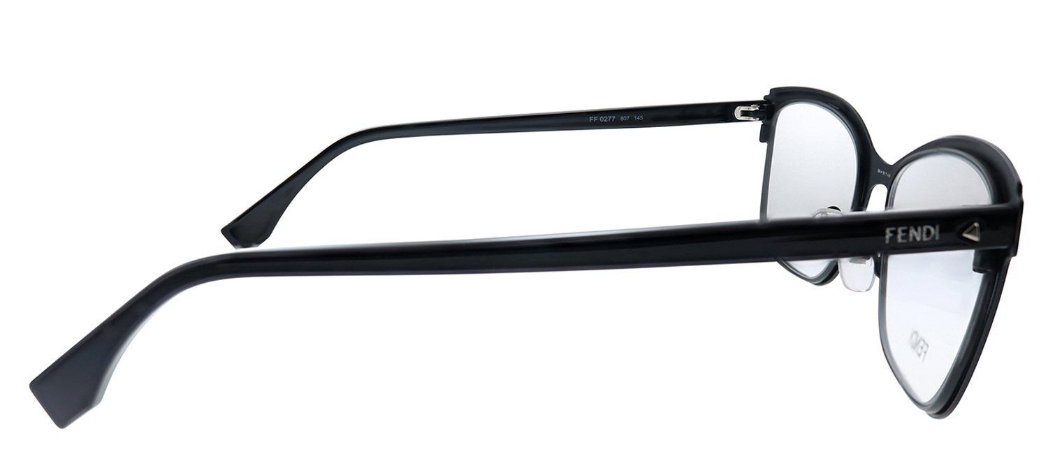Fendi FF 0277 807 Square Metal Black Eyeglasses with Demo Lens sold by Gaffos product image thumbnail 3