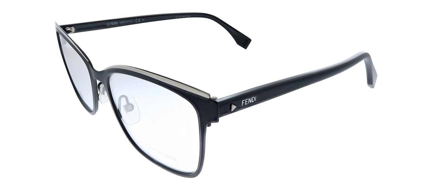 Fendi FF 0277 807 Square Metal Black Eyeglasses with Demo Lens sold by Gaffos product image thumbnail 2
