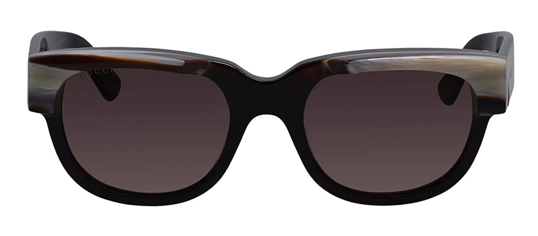 Gucci GG 1165S 002 Round Plastic Havana Sunglasses with Brown Lens sold by Gaffos