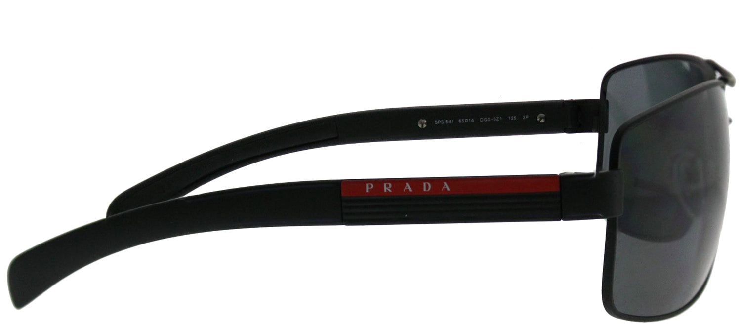 Prada Linea Rossa PS 54IS DG05Z1 Aviator Metal Black Sunglasses with Grey Polarized Lens sold by Gaffos product image thumbnail 3