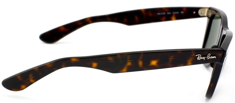 Ray-Ban RB 2140 902 Original Wayfarer Plastic Brown Sunglasses with Green Lens sold by Gaffos product image thumbnail 3