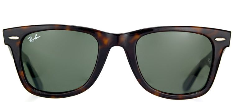 Ray-Ban RB 2140 902 Original Wayfarer Plastic Brown Sunglasses with Green Lens sold by Gaffos