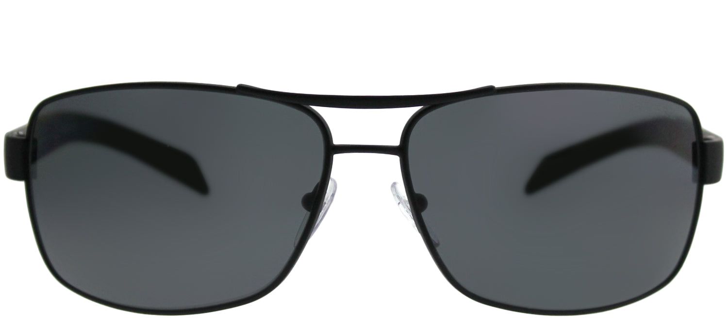 Prada Linea Rossa PS 54IS DG05Z1 Aviator Metal Black Sunglasses with Grey Polarized Lens sold by Gaffos