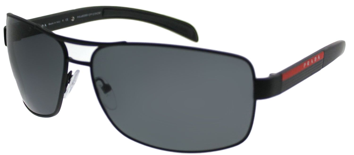 Prada Linea Rossa PS 54IS DG05Z1 Aviator Metal Black Sunglasses with Grey Polarized Lens sold by Gaffos product image thumbnail 2