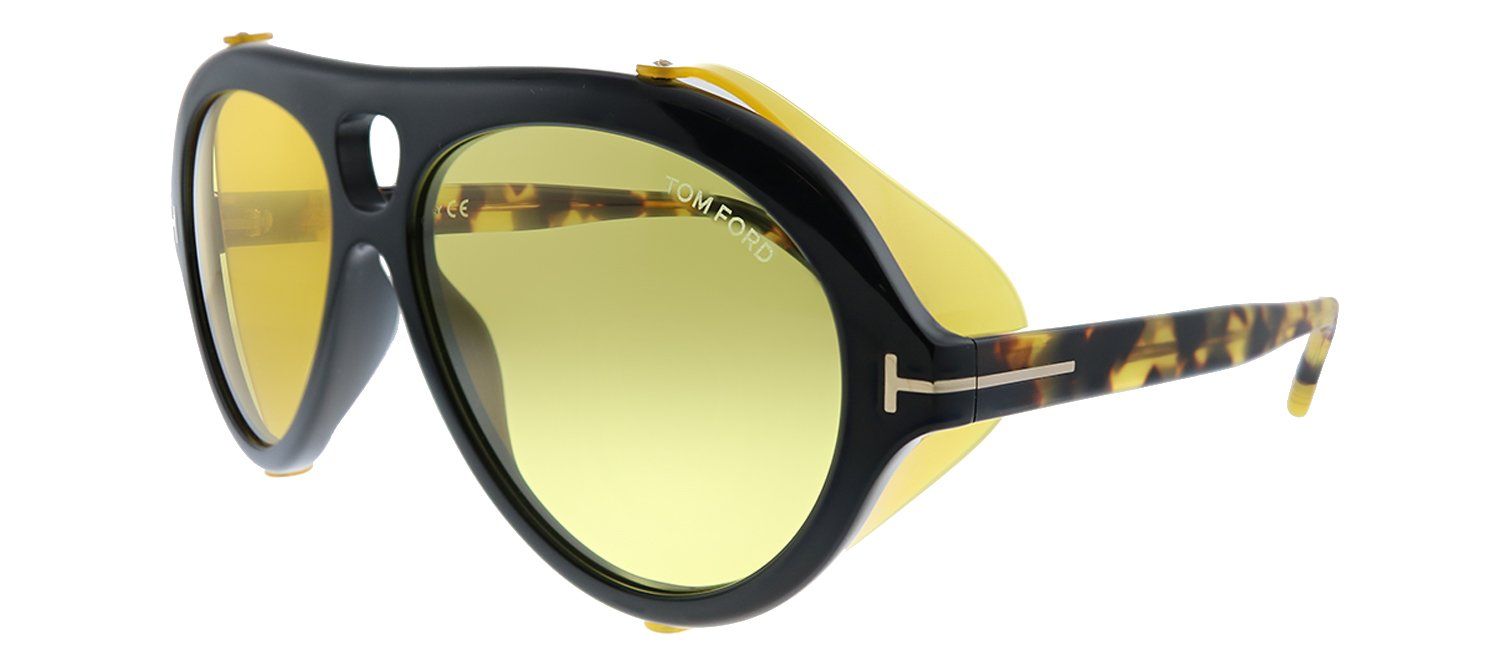 Tom Ford Neughman TF 882 01E Aviator Plastic Havana Sunglasses with Yellow Lens sold by Gaffos product image thumbnail 2