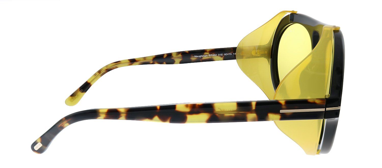 Tom Ford Neughman TF 882 01E Aviator Plastic Havana Sunglasses with Yellow Lens sold by Gaffos product image thumbnail 3