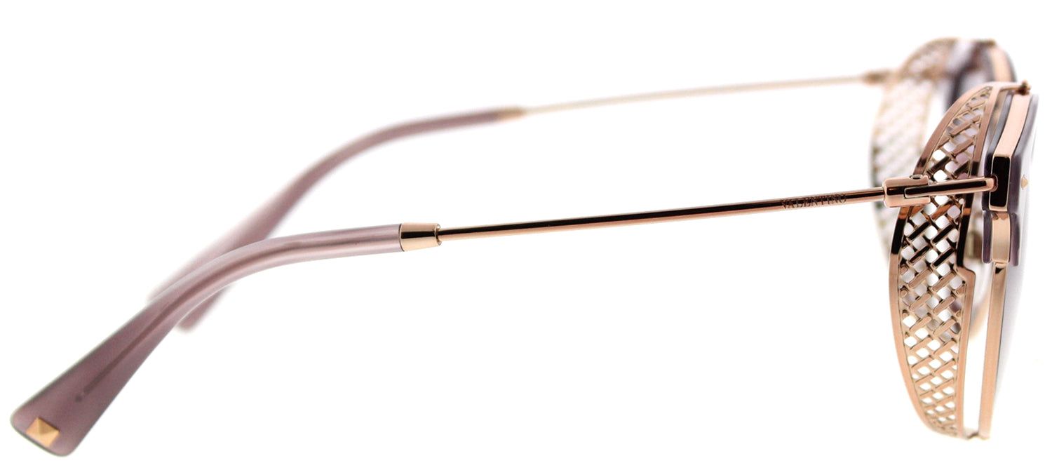 Valentino VA 2008Z 3004W9 Round Metal Gold Sunglasses with Pink Bi-Gradient Purple Lens sold by Gaffos product image thumbnail 3