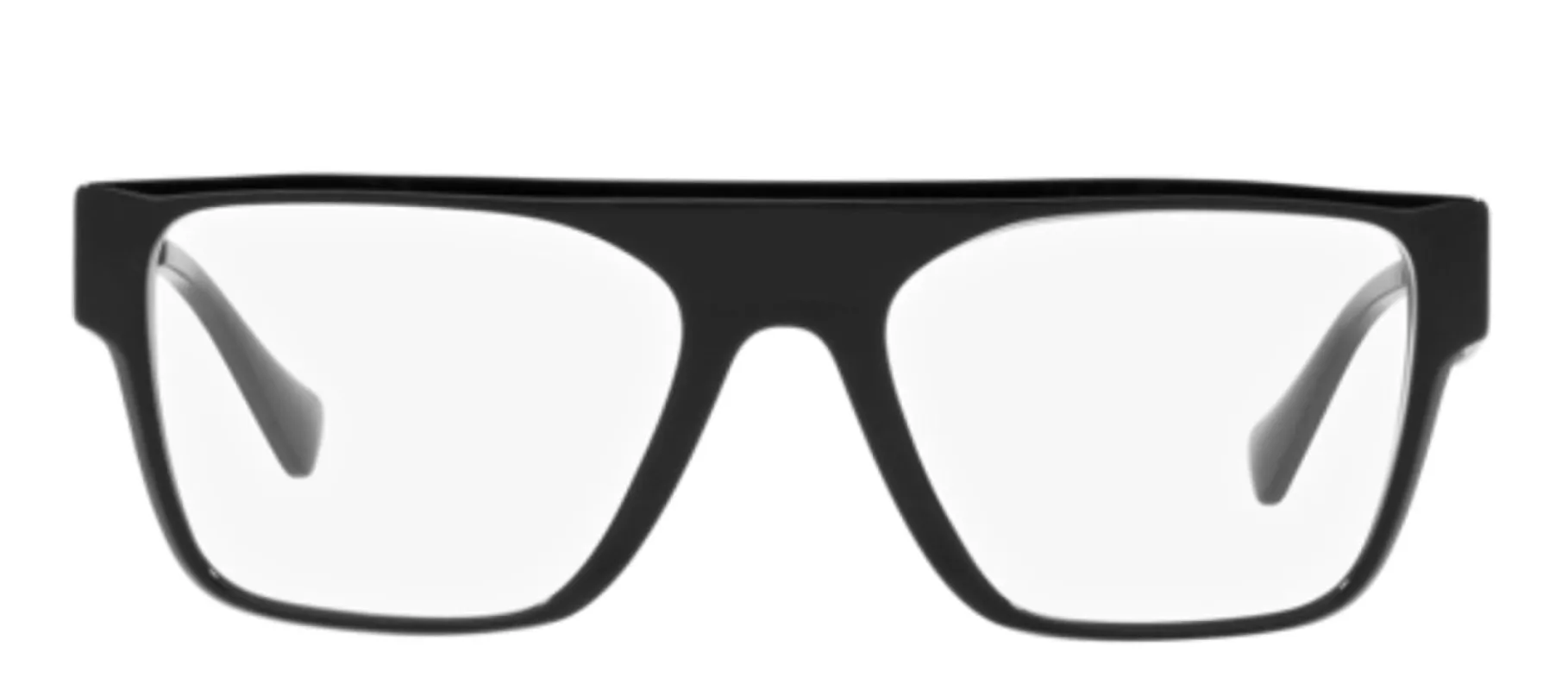 Versace VE 3326U 5380 Rectangle Plastic Black Eyeglasses with Logo Stamped Demo Lenses sold by Gaffos