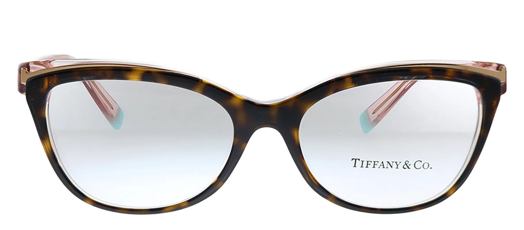 Tiffany & Co. TF 2192 8287 Cat-Eye Plastic Havana Eyeglasses with Logo Stamped Demo Lenses sold by Gaffos