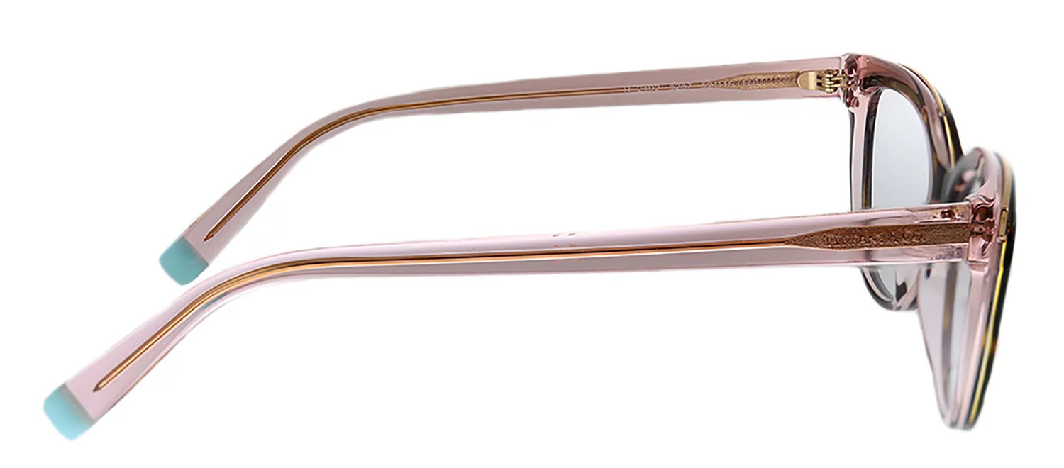 Tiffany & Co. TF 2192 8287 Cat-Eye Plastic Havana Eyeglasses with Logo Stamped Demo Lenses sold by Gaffos product image thumbnail 3