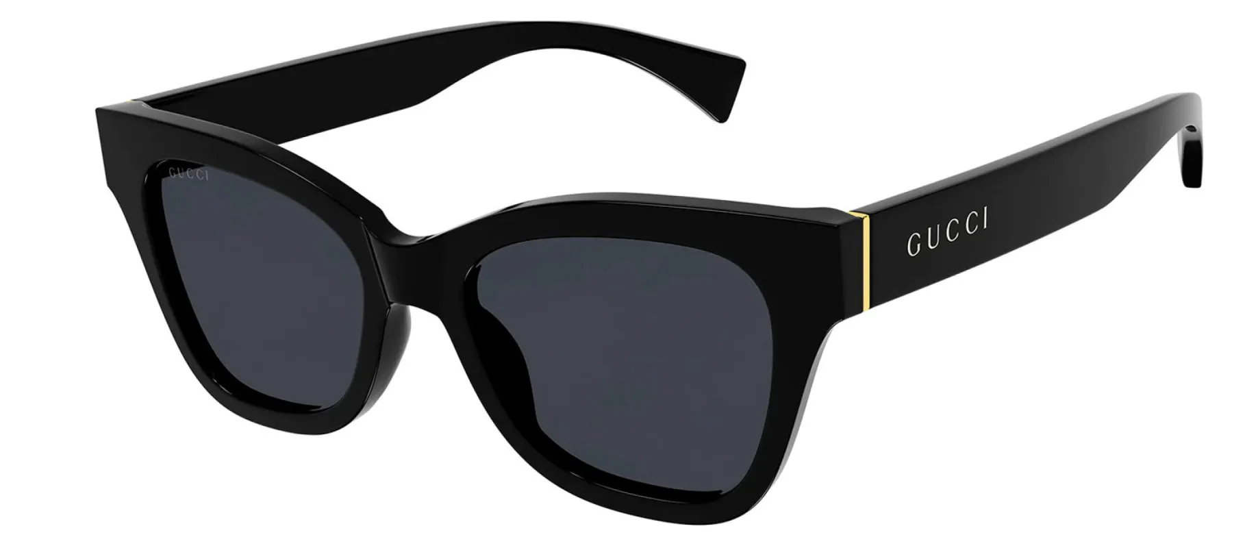 Gucci GG 1133S 001 Cat-Eye Plastic Black Sunglasses with Grey Lens sold by Gaffos
