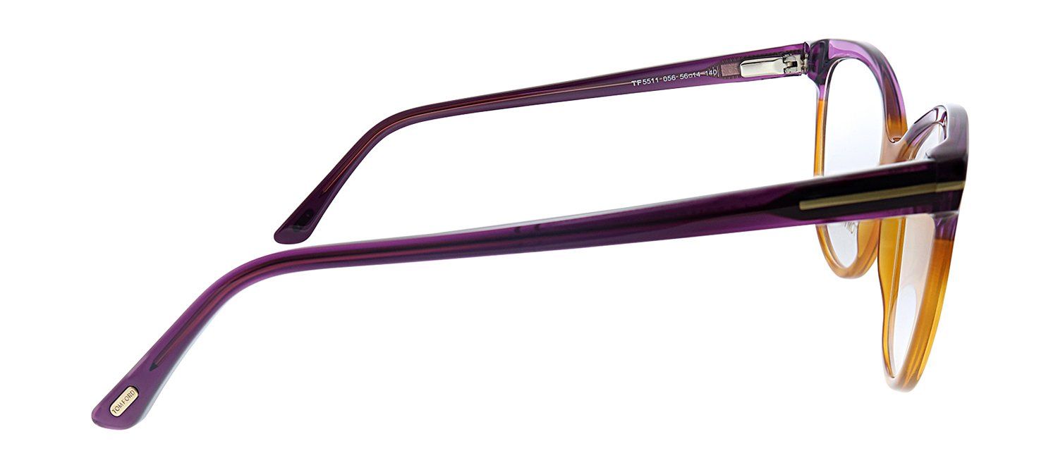 Tom Ford FT 5511 056 Cat-Eye Plastic Tortoise Eyeglasses with Demo Lens sold by Gaffos product image thumbnail 3