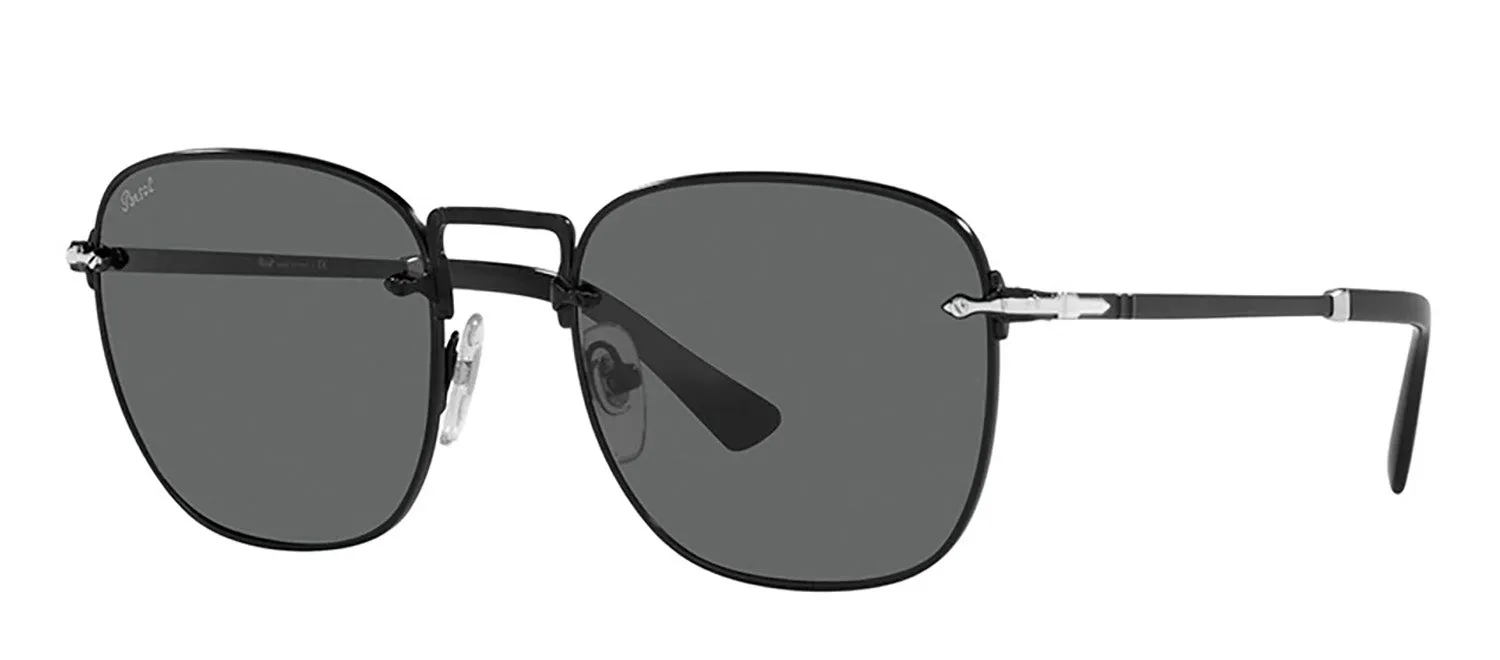 Persol PO 2490S 1078B1 Square Metal Black Sunglasses with Grey Lens sold by Gaffos product image thumbnail 2