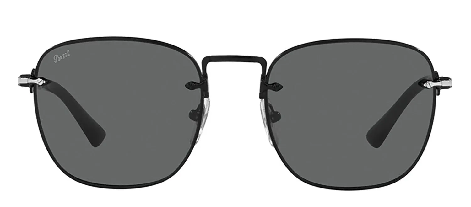 Persol PO 2490S 1078B1 Square Metal Black Sunglasses with Grey Lens sold by Gaffos