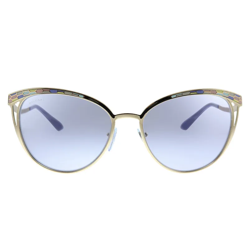 Bvlgari BV 6083 2014 Rectangle Metal Gold Sunglasses with Purple Lens sold by Gaffos