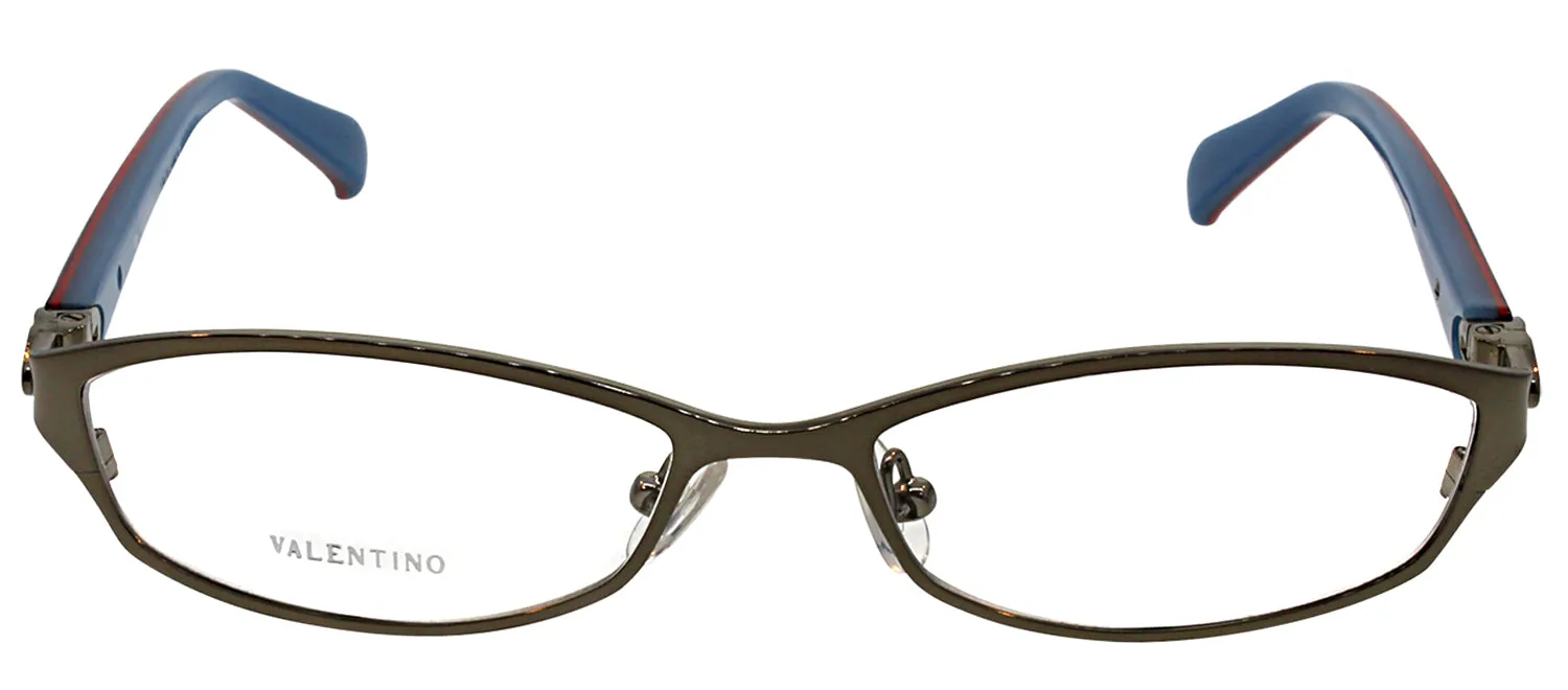 Valentino VL 5591 NJS Rectangle Metal Silver Eyeglasses with Demo Lens sold by Gaffos
