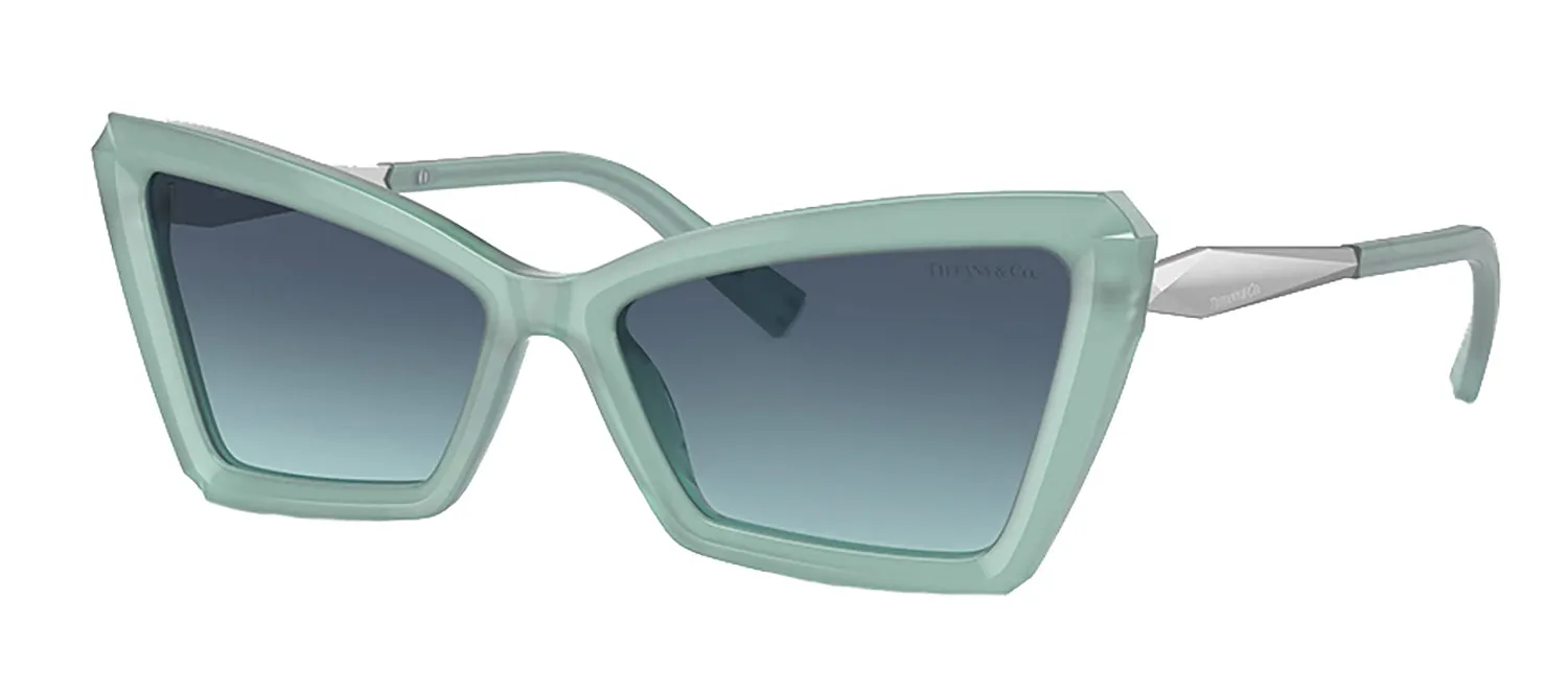 Tiffany & Co. TF 4203 83739S Cat-Eye Plastic Blue Sunglasses with Azure Blue Gradient Lens sold by Gaffos product image thumbnail 2