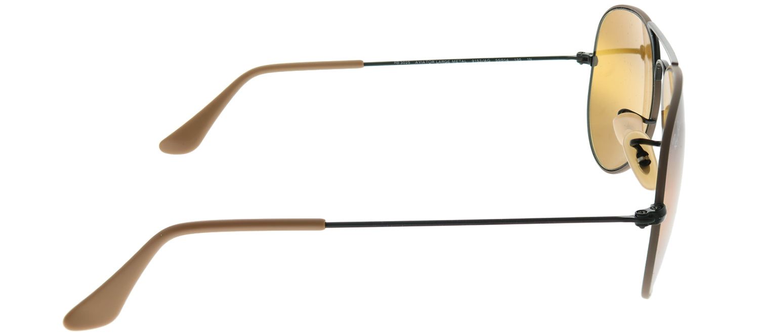 Ray-Ban RB 3025 9153AG Aviator Metal Beige Sunglasses with Brown Gradient Mirror Lens sold by Gaffos product image thumbnail 3