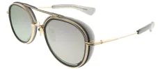 Dita Spacecraft DT 19017-C-GRY-GLD Aviator Metal Grey Sunglasses with Milky Gold Flash AR Lens sold by Gaffos