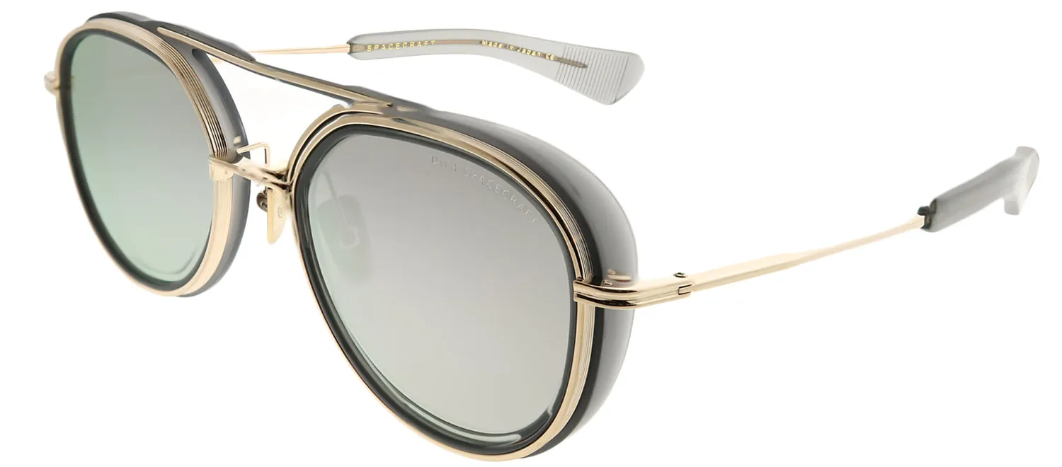 Dita Spacecraft DT 19017-C-GRY-GLD Aviator Metal Grey Sunglasses with Milky Gold Flash AR Lens sold by Gaffos product image thumbnail 2