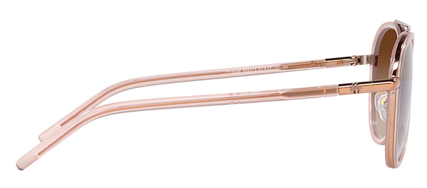 Tory Burch TY 6089 332313 Pilot Plastic Rose Gold Sunglasses with Brown Gradient Lens sold by Gaffos product image thumbnail 3