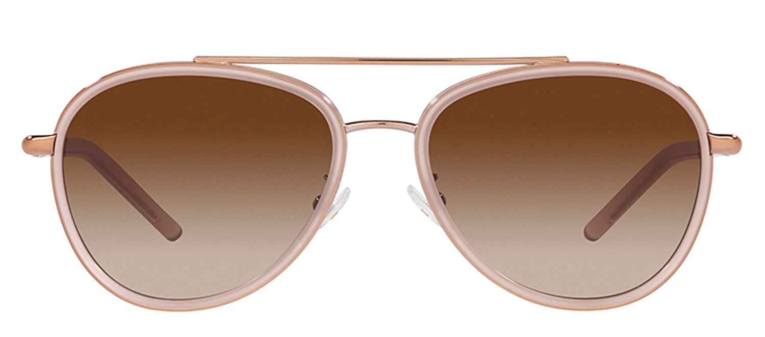 Tory Burch TY 6089 332313 Pilot Plastic Rose Gold Sunglasses with Brown Gradient Lens sold by Gaffos