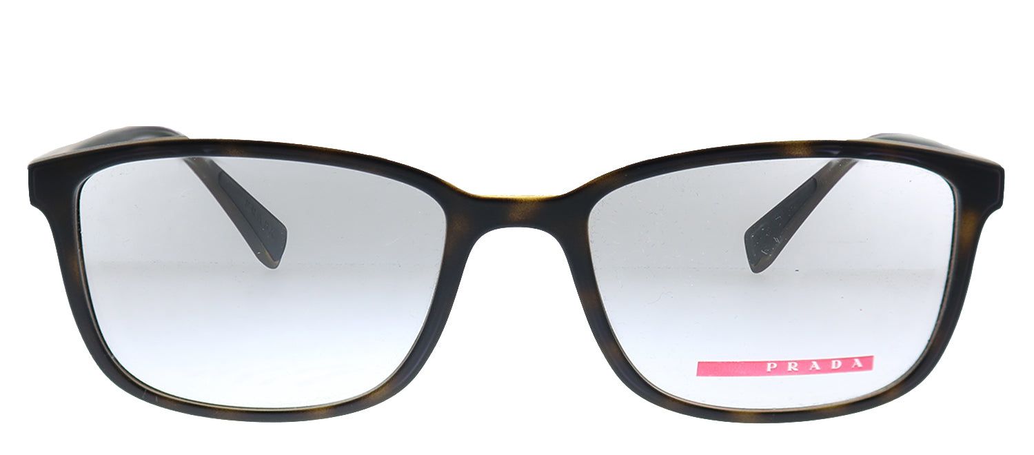 Prada Linea Rossa LIFESTYLE PS 04IV U611O1 Rectangle Plastic Havana Eyeglasses with Demo Lens sold by Gaffos