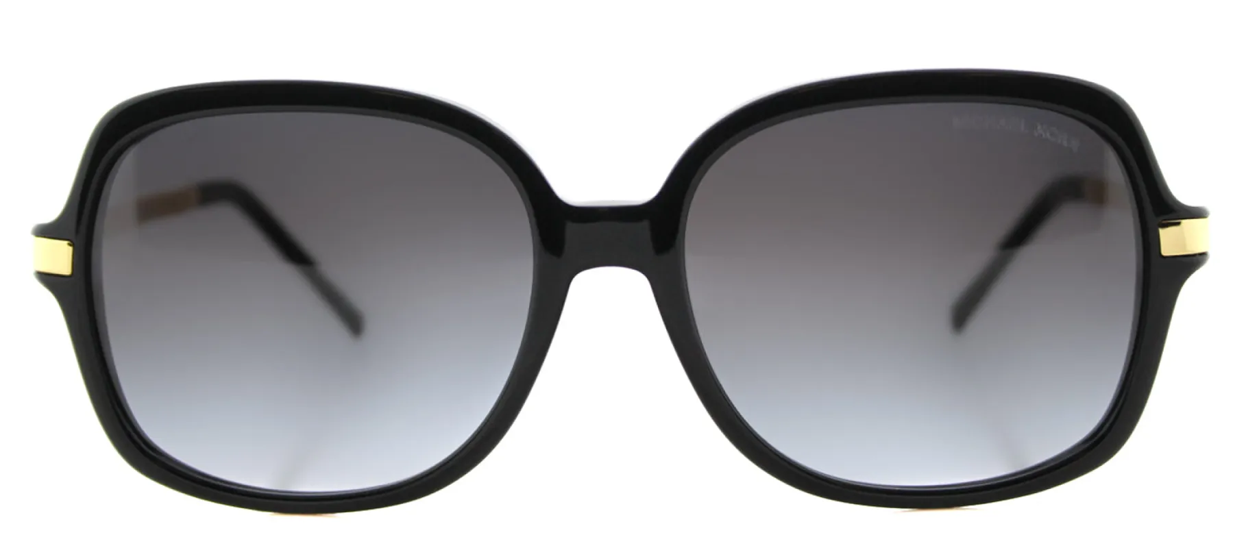Michael Kors Adrianna II MK 2024 316011 Square Plastic Black Sunglasses with Grey Gradient Lens sold by Gaffos