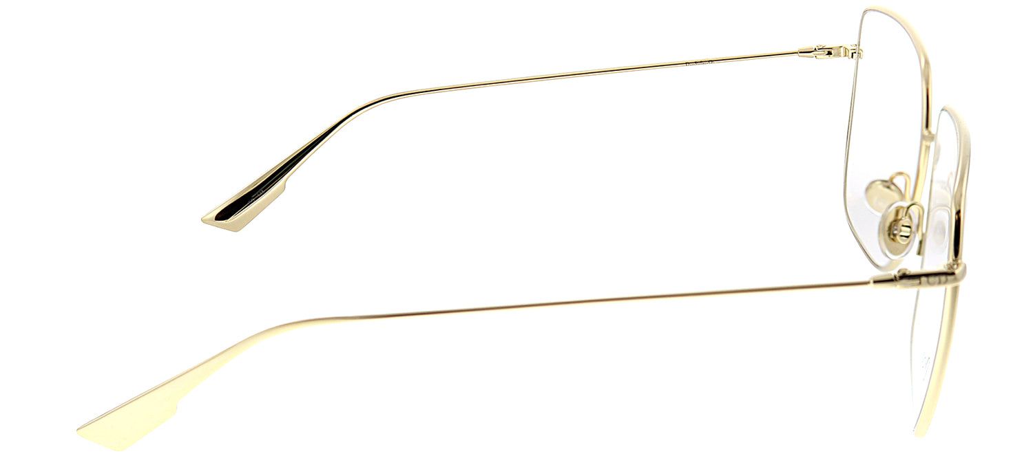 Dior StellaireO 1 J5G Square Metal Gold Eyeglasses with Demo Lens sold by Gaffos product image thumbnail 3