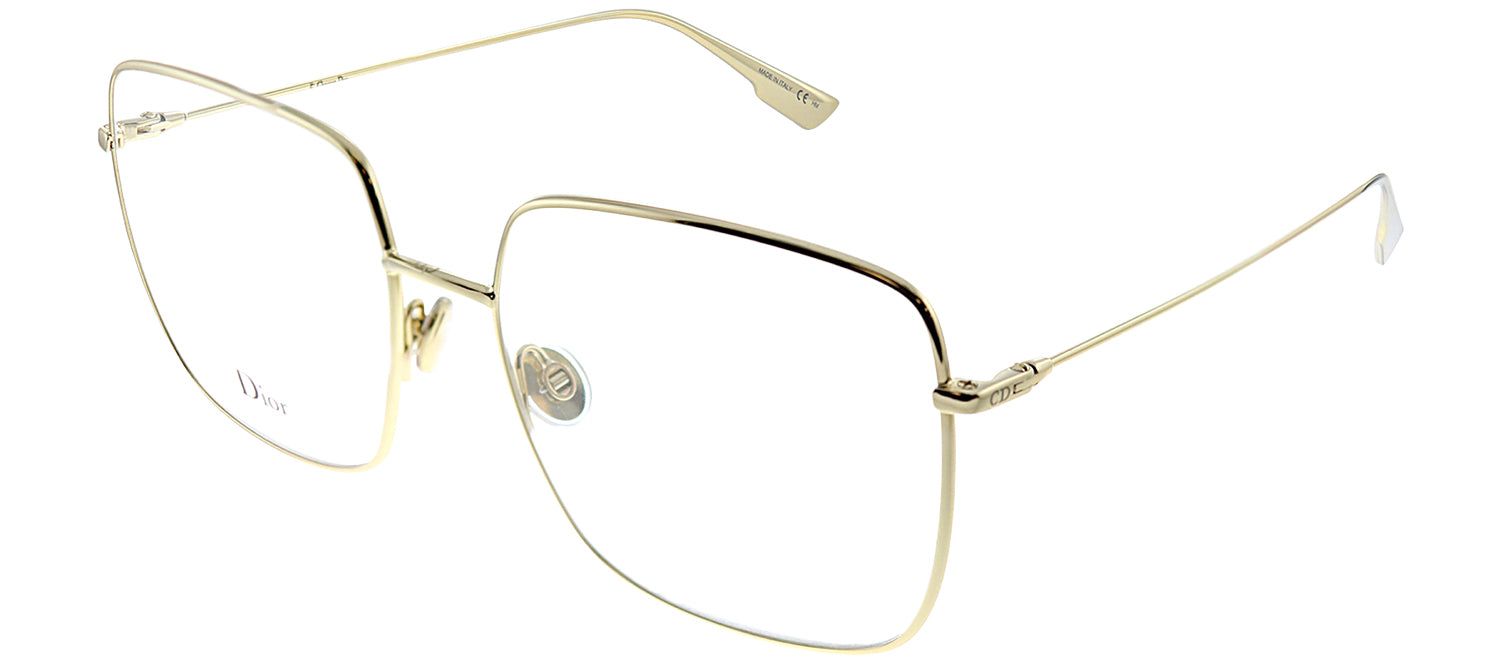 Dior StellaireO 1 J5G Square Metal Gold Eyeglasses with Demo Lens sold by Gaffos product image thumbnail 2