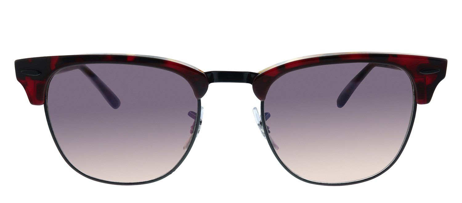 Ray-Ban RB 3016 12753B Square Plastic Havana Sunglasses with Purple Gradient Lens sold by Gaffos