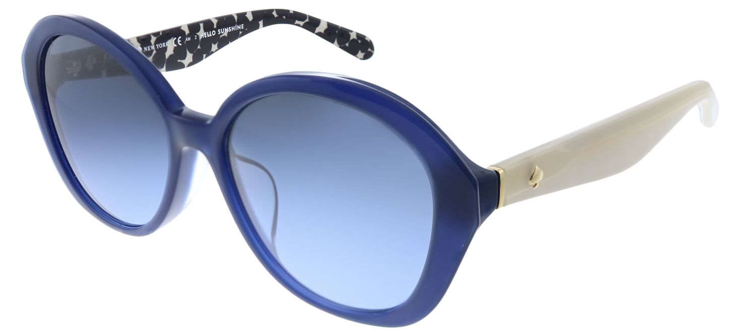 Kate Spade KS Selma/F/S S38 Oval Plastic Blue Sunglasses with Blue Gradient Lens sold by Gaffos product image thumbnail 2