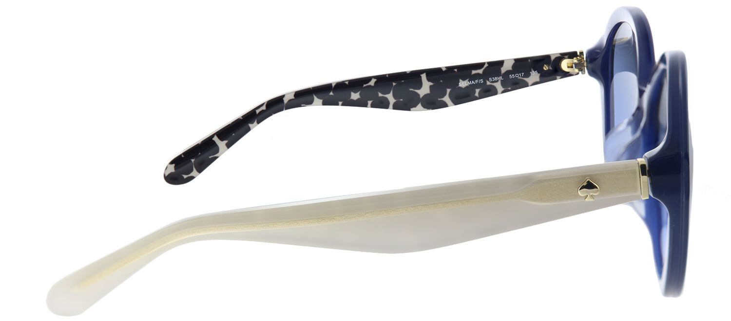 Kate Spade KS Selma/F/S S38 Oval Plastic Blue Sunglasses with Blue Gradient Lens sold by Gaffos product image thumbnail 3