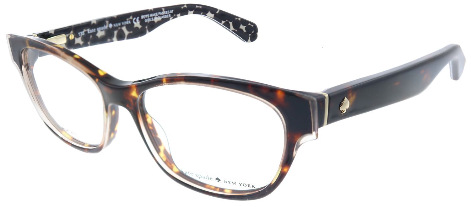 Kate Spade KS Josee S3P Rectangle Plastic Tortoise/ Havana Eyeglasses with Demo Lens sold by Gaffos product image thumbnail 2