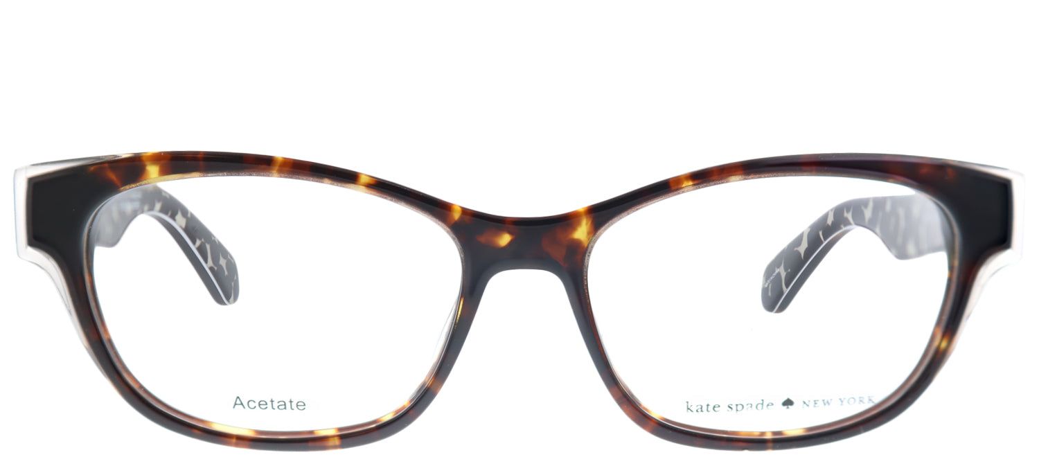 Kate Spade KS Josee S3P Rectangle Plastic Tortoise/ Havana Eyeglasses with Demo Lens sold by Gaffos