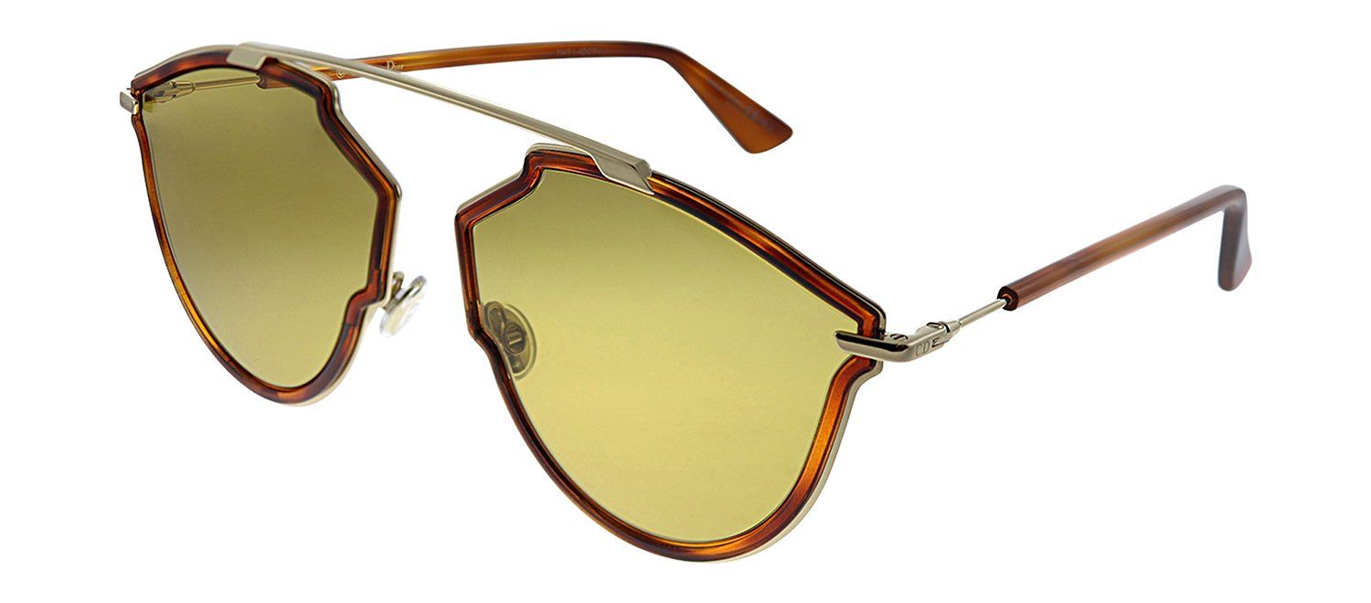 Dior CD DiorSoRealRise 06J 70 Pilot Metal Gold Sunglasses with Brown Lens sold by Gaffos product image thumbnail 2