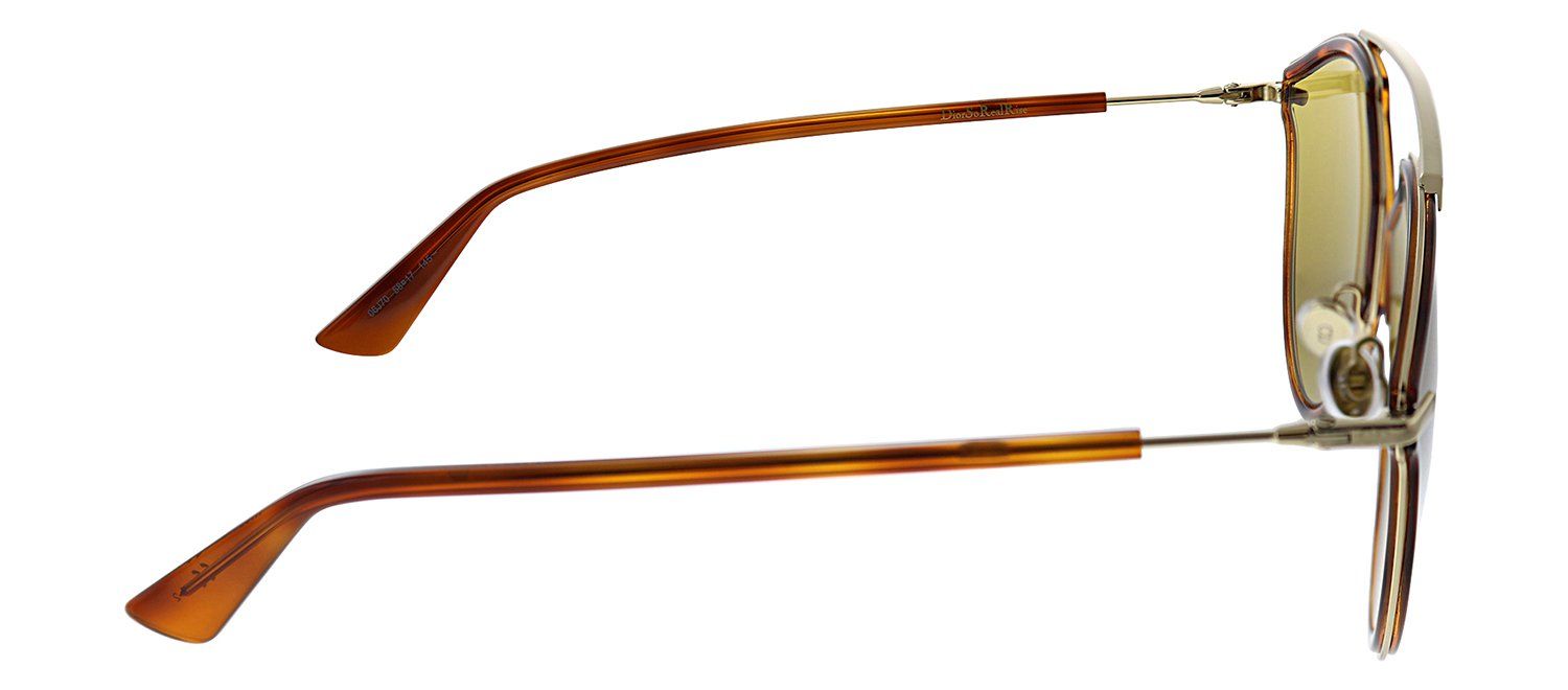 Dior CD DiorSoRealRise 06J 70 Pilot Metal Gold Sunglasses with Brown Lens sold by Gaffos product image thumbnail 3