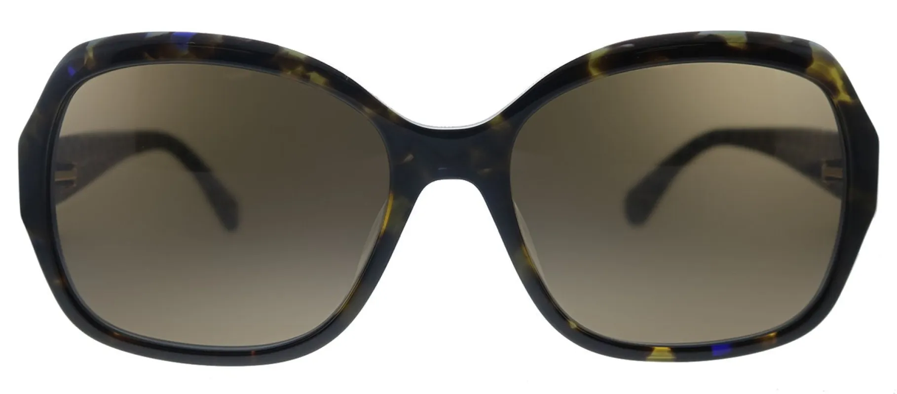 Kate Spade KS Amberlynn/S 2VM Square Plastic Havana Pattern Sunglasses with Brown Polarized Lens sold by Gaffos