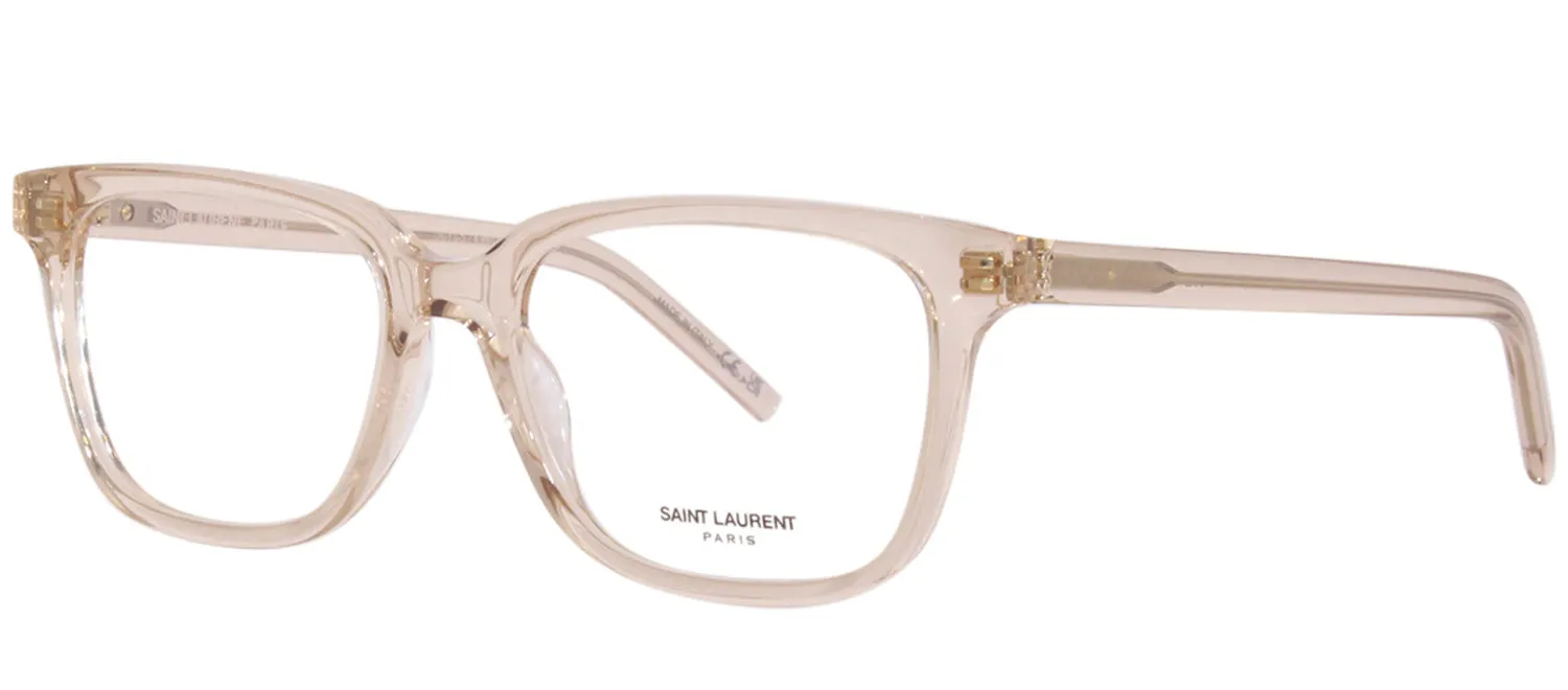 Saint Laurent SL M110O 007 Rectangle Plastic Nude Eyeglasses with Clear Lens sold by Gaffos product image thumbnail 2
