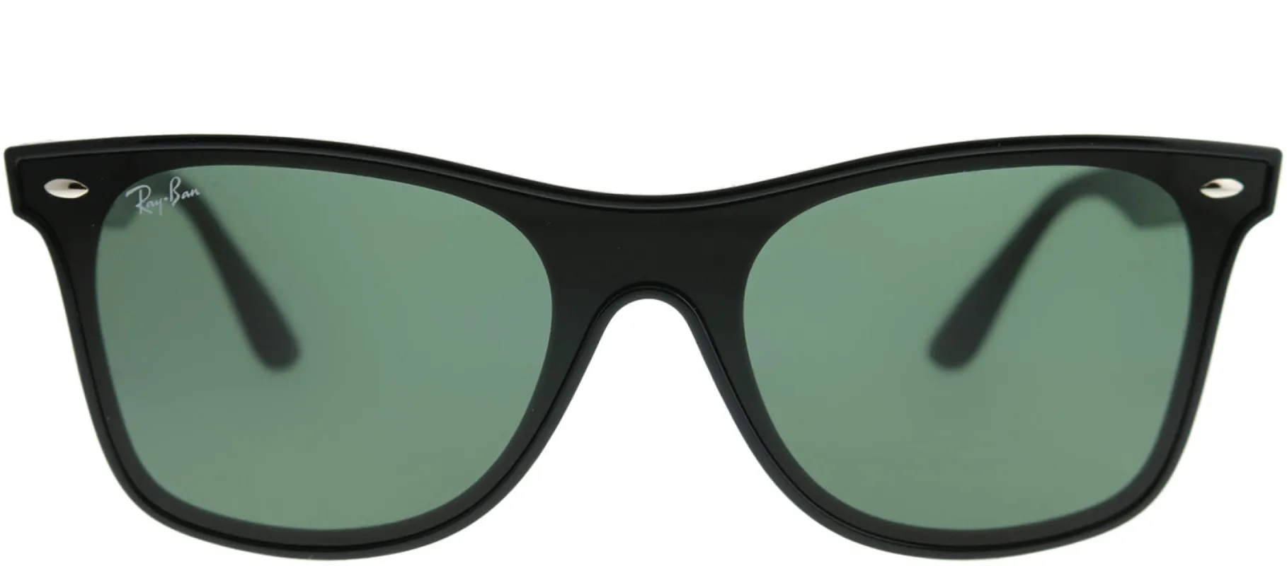 Ray-Ban Blaze Wayfarer RB 4440N 601/71 Wayfarer Plastic Black Sunglasses with Green Lens sold by Gaffos