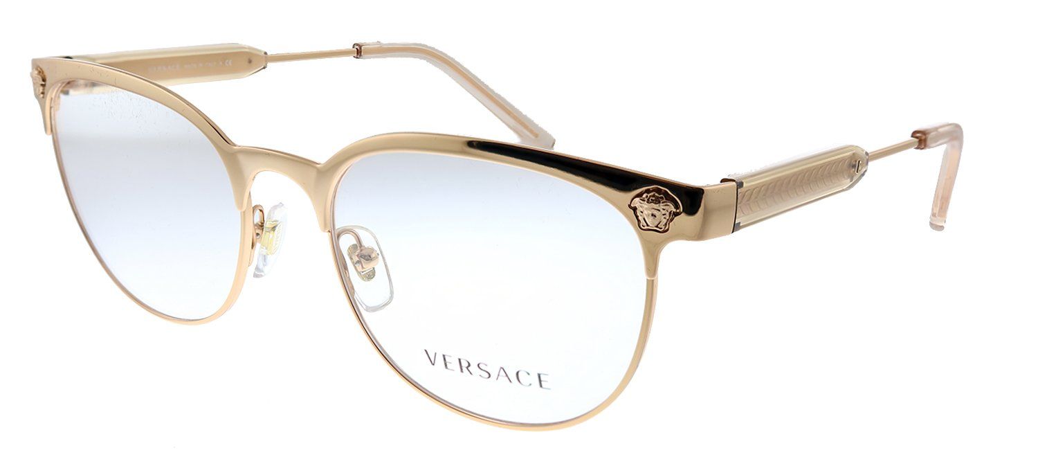 Versace VE 1268 1412 Semi-Rimless Metal Black Eyeglasses with Demo Lens sold by Gaffos product image thumbnail 2