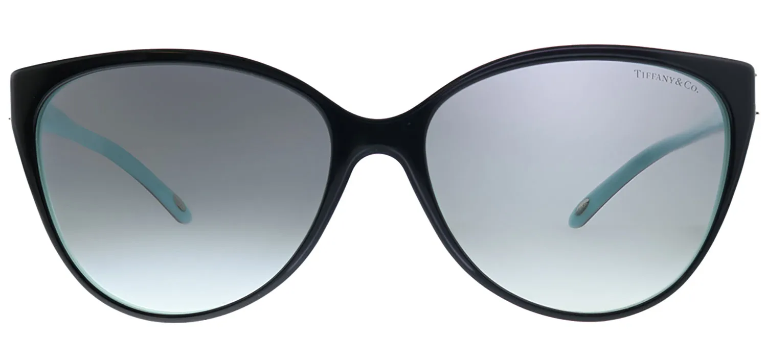 Tiffany & Co. TF 4089B 80553C Cat-Eye Plastic Black Sunglasses with Grey Gradient Lens sold by Gaffos
