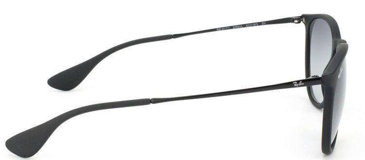 Ray-Ban RB 4171 622/8G Oval Plastic Black Sunglasses with Grey Gradient Lens sold by Gaffos product image thumbnail 3