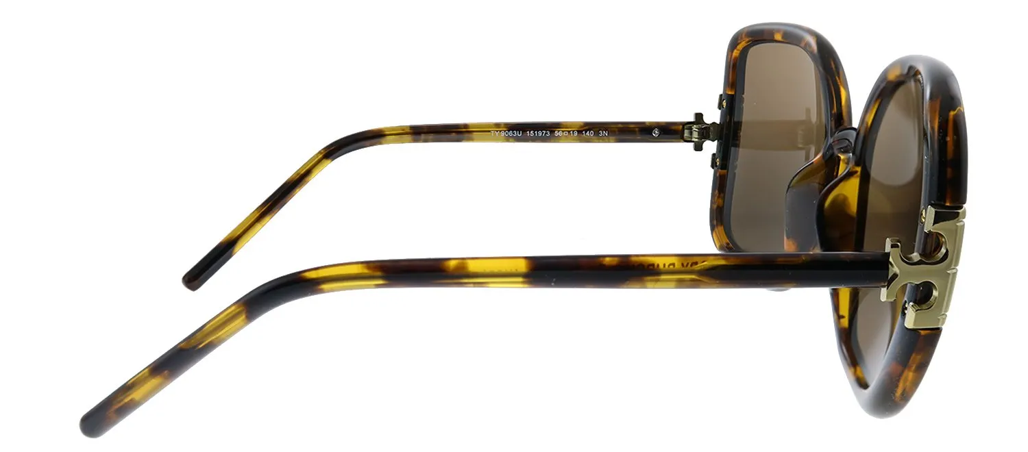 Tory Burch TY 9063U 151973 Square Plastic Havana Sunglasses with Brown Lens sold by Gaffos product image thumbnail 3