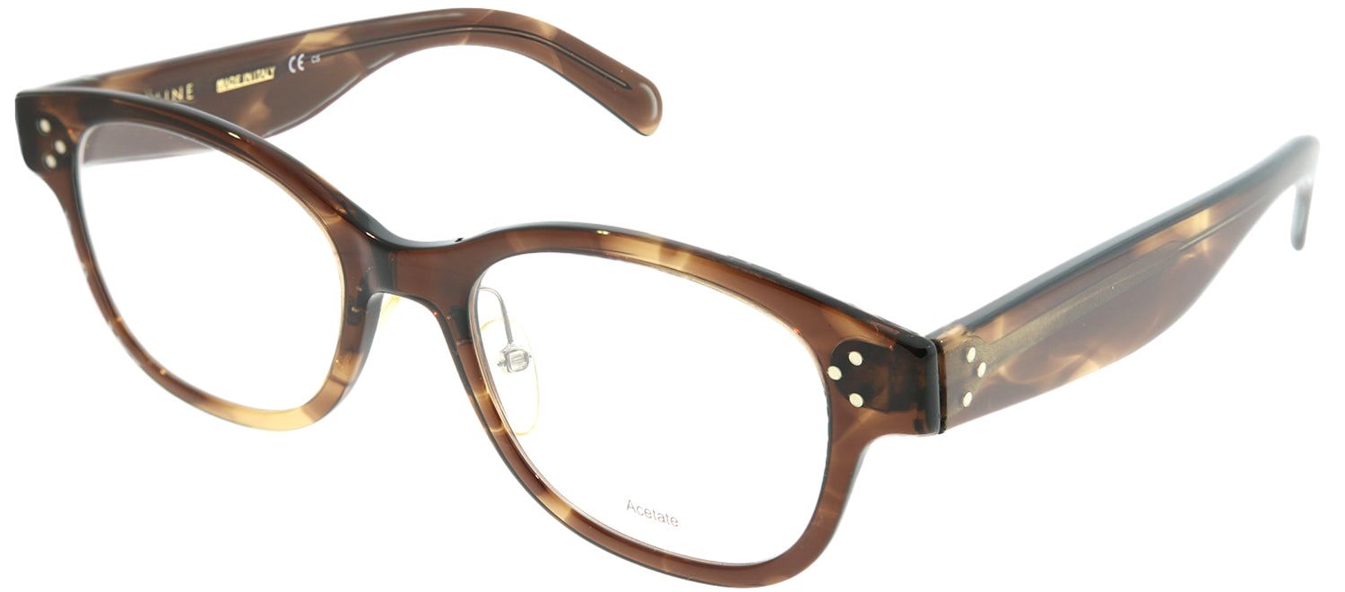 Celine CL 41437/F 07B Rectangle Plastic Brown Eyeglasses with Demo Lens sold by Gaffos product image thumbnail 2