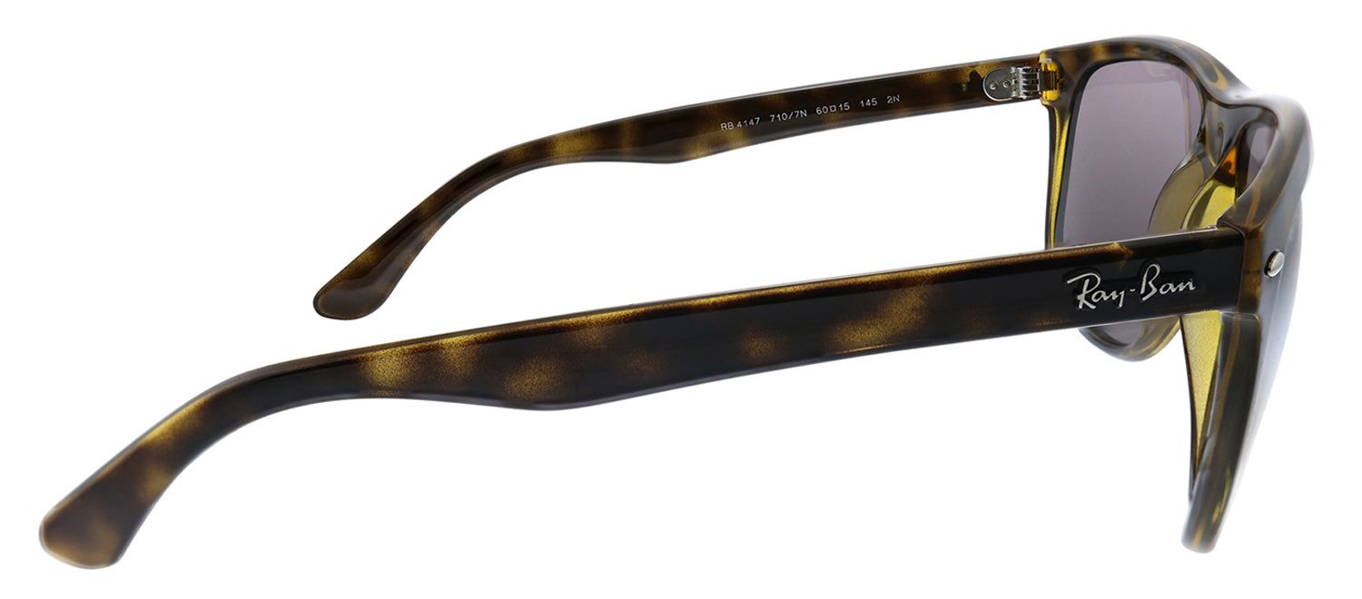 Ray-Ban RB 4147 710/7N Square Plastic Havana Sunglasses with Purple Lens sold by Gaffos product image thumbnail 3