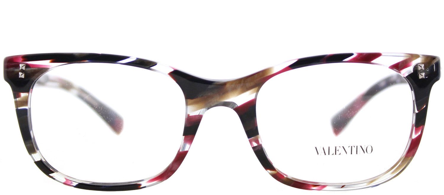 Valentino VA 3010 5039 Rectangle Plastic Pink Eyeglasses with Demo Lens sold by Gaffos