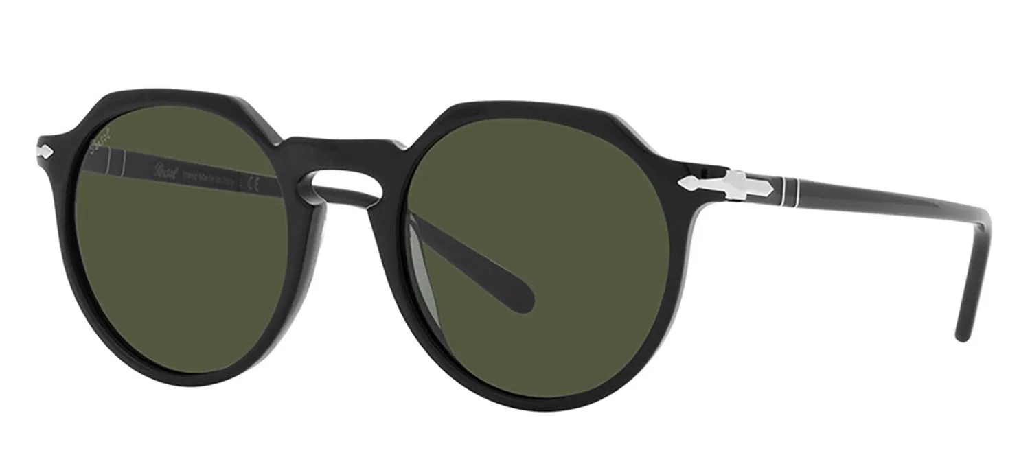 Persol PO 3281S 95/31 Phantos Plastic Black Sunglasses with Green Lens sold by Gaffos product image thumbnail 2