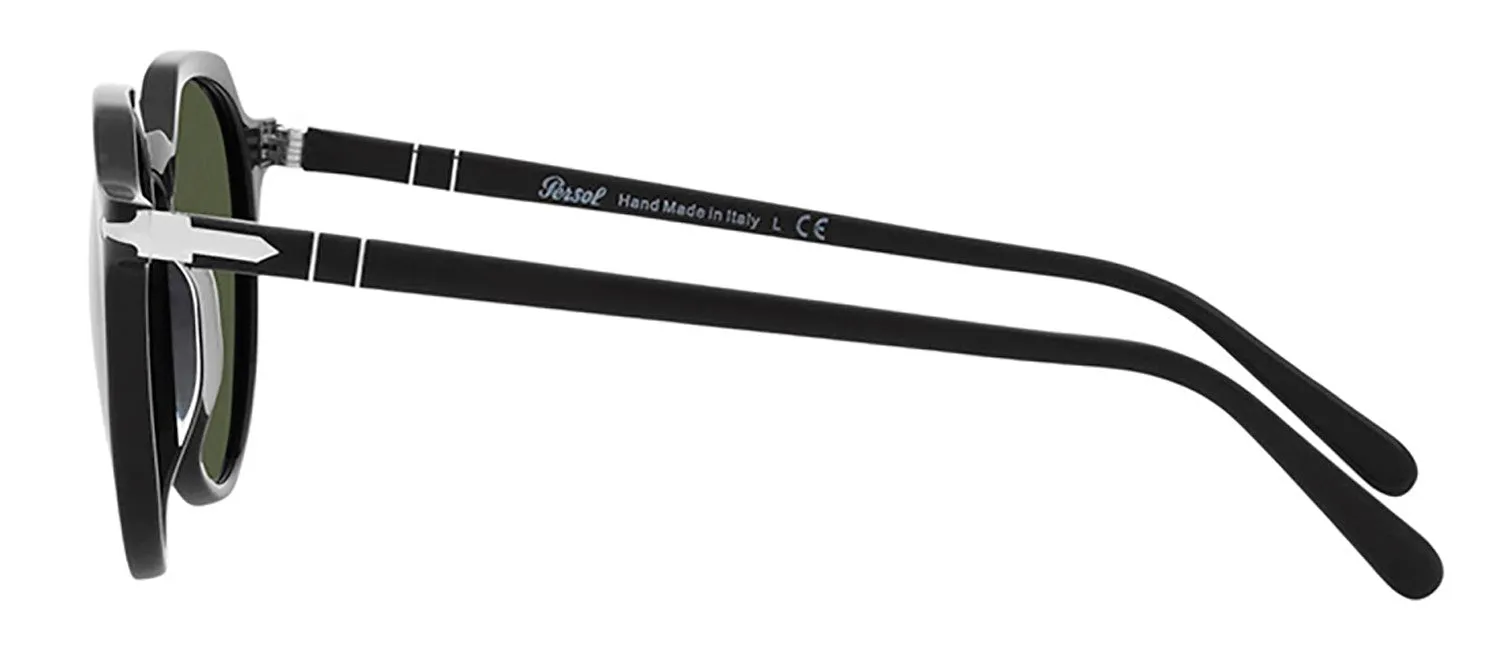 Persol PO 3281S 95/31 Phantos Plastic Black Sunglasses with Green Lens sold by Gaffos product image thumbnail 3