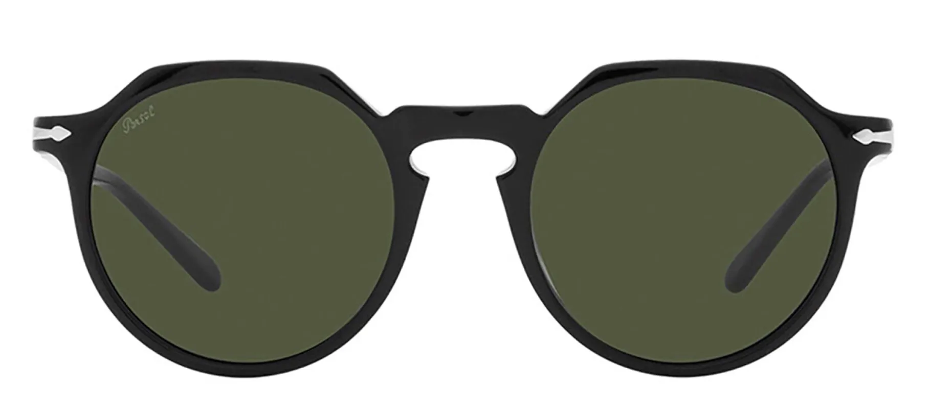 Persol PO 3281S 95/31 Phantos Plastic Black Sunglasses with Green Lens sold by Gaffos